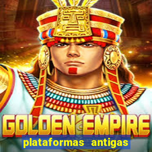 plataformas antigas de jogos